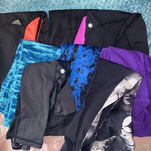 Lululemon Zella Adidas and Sketchers Activewear Bundle of 8 leggings